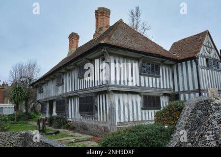 TUDOR House, erbaut 1525 in Margate, Kent Stockfoto
