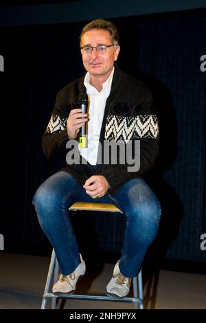 Paolo Bonolis, "Milano pro Giorgio Gaber", Università Statale, Mailand, Italien, 16.12.2010 Stockfoto