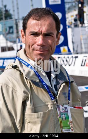 Davide Cassani, Ex Corridore Ciclista, cronista RAI Stockfoto