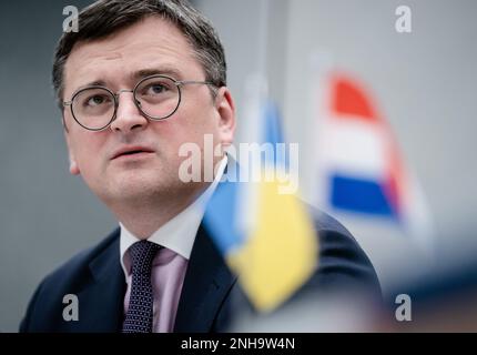 DEN HAAG - Außenminister der Ukraine, Dmytro Kuleba, vor seinem Treffen mit Parlamentsmitgliedern. ANP BART MAAT niederlande out - belgien out Stockfoto