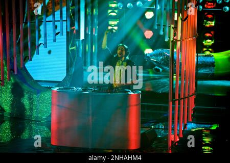 Bob Sinclar Show, X-Factor 2010 Stockfoto