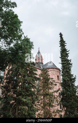 Abtei Eibingen (Deutsch: Abtei St. Hildegard) ist eine Gemeinschaft von Benediktinernonnen in Eibingen bei Ruedesheim in Hessen Stockfoto