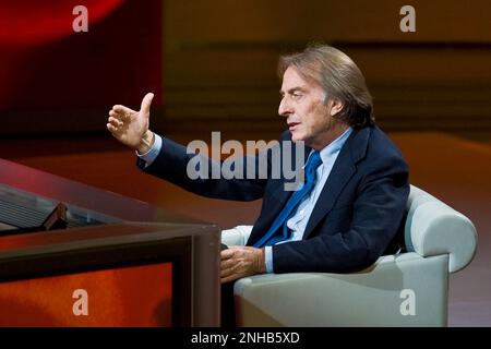 21.11.2010, Che Tempo Che Fa, RAI 3, Milan. Luca Cordero di Montezemolo Stockfoto