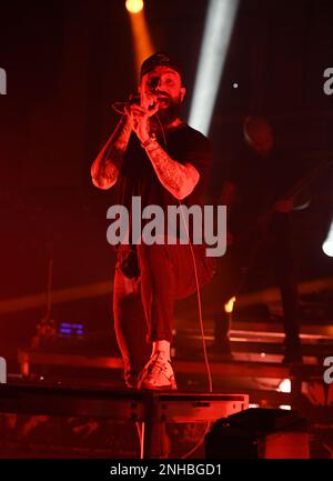 Fort Lauderdale, Florida, USA. 20. Februar 2023. August Burns Red tritt am 20. Februar 2023 bei Revolution Live in Fort Lauderdale, Florida, auf. Kredit: Mpi04/Media Punch/Alamy Live News Stockfoto