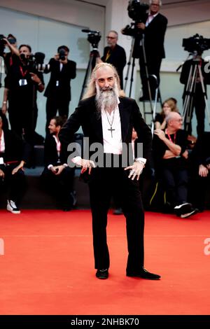 Venedig, Venedig, Italien, 08. September 2022, Warren Ellis besucht das Venedig Filmfestival 2022 (Foto: Giovanna Onofri) Stockfoto