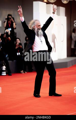 Venedig, Venedig, Italien, 08. September 2022, Warren Ellis besucht das Venedig Filmfestival 2022 (Foto: Giovanna Onofri) Stockfoto