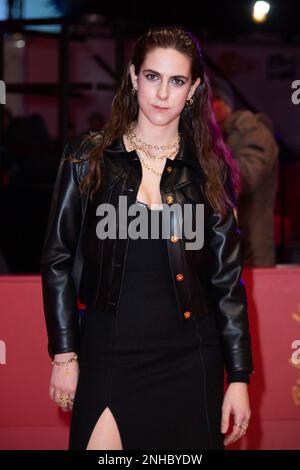 Berlin, Deutschland. 21. Februar 2023. Teilnahme von Lena Garrel am Le Grand Chariot Premiere im Rahmen des 73. Berlinale Internationalen Filmfestivals am 21. Februar 2023 in Berlin. Foto: Aurore Marechal/ABACAPRESS.COM Kredit: Abaca Press/Alamy Live News Stockfoto