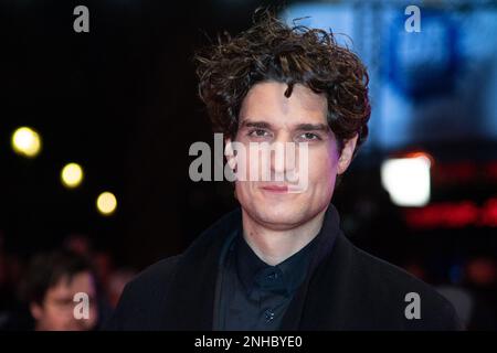 Berlin, Deutschland. 21. Februar 2023. Louis Garrel besucht die Le Grand Chariot Premiere im Rahmen des 73. Berlin International Film Festival (Berlinale) in Berlin am 21. Februar 2023. Foto: Aurore Marechal/ABACAPRESS.COM Kredit: Abaca Press/Alamy Live News Stockfoto
