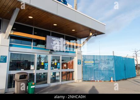 BC Ferry Tsawwassen Fährterminal. Die Hauptwege sind die Swartz Bay in Victoria, Duke Point in Nanaimo und die südlichen Golfinseln Stockfoto