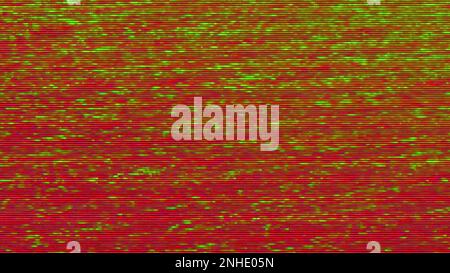 Mehrfarbige psychedelische Abstraktion, Interferenz, Rauschen, eleganter, glitzernder Hintergrund. Stockfoto