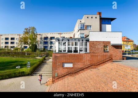 Wohngebäude, Lowise-Reuter-Ring, Hufeisensiedlung, Britz, Neukoelln, Berlin, Deutschland Stockfoto