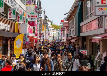 Tokio Japan. Takeshita Street. Bezirk Shibuya Stockfoto