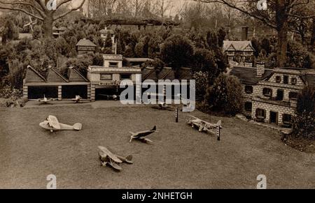 Flugplatz bekonscot Stockfoto