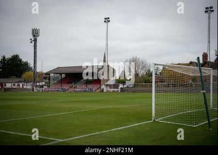 Windsor, England, 20. November 2021. Cherry Red Records kombiniert Counties Premier Division North Spiel zwischen Windsor und Spelthorne Sports. Kredit: Wi Stockfoto