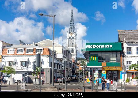 St. Louis Kathedrale ( Cathédrale Saint-Louis) vom Boulevard Alfassa, Fort-de-France, Martinique, Kleiner Antillen, Karibik Stockfoto