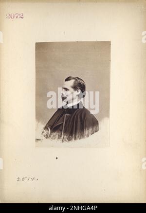 Thaddeus S. C. Lowe, Militärballonist in der Peninsula Campaign 19. Century Mathew Brady, Quartermaster und andere Bürgerkriegsfotos Stockfoto