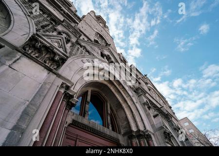 Zollhaus Nashville, historisches Regierungsgebäude, viktorianischer gotischer Architekturstil, erstes Postamt in Nashville Stockfoto