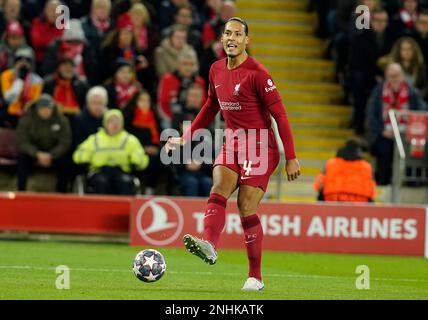 Liverpool, Großbritannien. 21. Februar 2023. Während des UEFA Champions League-Spiels in Anfield, Liverpool. Der Bildausdruck sollte lauten: Andrew Yates/Sportimage Credit: Sportimage/Alamy Live News Stockfoto