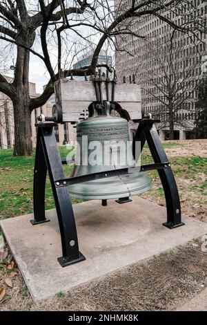 Tennessee Liberty Bell Replica, Tennessee State Capitol, Nashville, Tennessee Stockfoto