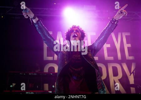 Mailand, Italien. 21. Februar 2023. Der schwedische Sänger Eagle-Eye Cherry tritt am 21 2023. Februar live in Santeria in Mailand auf (Foto von Mairo Cinquetti/NurPhoto). Kredit: NurPhoto SRL/Alamy Live News Stockfoto