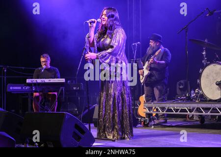 Rumer tritt beim Wickham Festival in Hampshire auf. 5. August 2022 Stockfoto