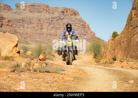 Der Eselbank-Gebirgspass Stockfoto