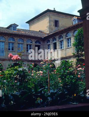 CLAUSTRO. LAGE: CONVENTO DE LAS CLARISAS / MUSEO DE ARTE SACRO. MONFORTE DE LEMOS. LUGO. SPANIEN. Stockfoto