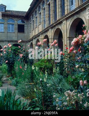 CLAUSTRO. LAGE: CONVENTO DE LAS CLARISAS / MUSEO DE ARTE SACRO. MONFORTE DE LEMOS. LUGO. SPANIEN. Stockfoto