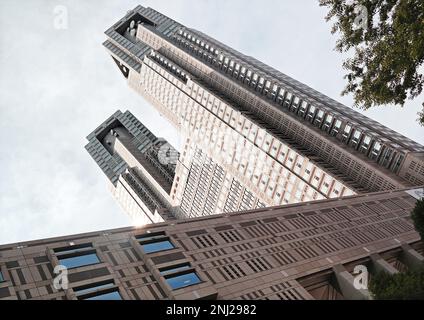 Tokio, Japan - September 2017: Tokyo Metropolitan Government Office Building, Nishi-Shinjuku Stockfoto