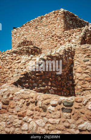 Anasazi-Ruinen, Tuzigoot National Monument Stockfoto