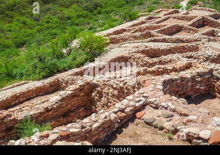 Anasazi-Ruinen, Tuzigoot National Monument Stockfoto