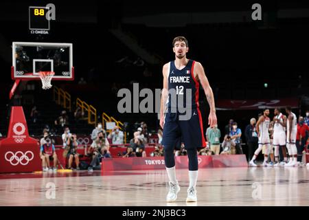 7. AUGUST 2021: Nando de Colo von Frankreich in der Goldmedaille für Männer bei den Olympischen Spielen 2020 in Tokio (Foto: Mickael Chavet/RX) Stockfoto