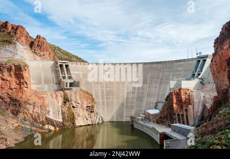 Theodore Roosevelt Dam Stockfoto