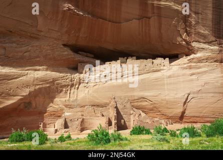 White House Ruinen am Canyon de Chelly National Monument Stockfoto