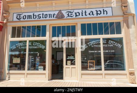 Die historische Stadt Tombstone, Arizona Stockfoto