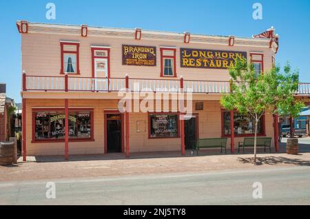 Die historische Stadt Tombstone, Arizona Stockfoto