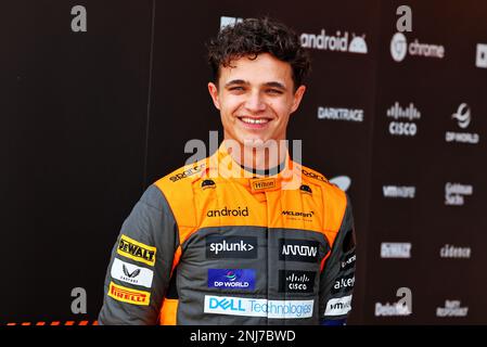 Sakhir, Bahrain. 22. Februar 2023 Lando Norris (GBR) McLaren. Formula One Testing, Preparations, Mittwoch, 22. Februar 2023. Sakhir, Bahrain. Stockfoto