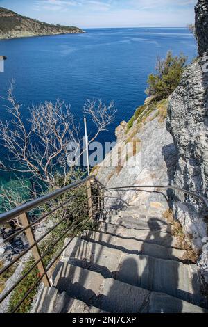 Treppen in der Natur, europa Stockfoto