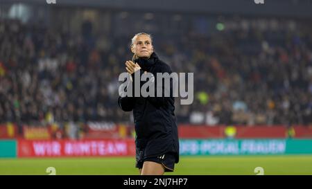 Deutschland, Duisburg, 21/02/2023, Klara Bühl (Deutschland, 19) - Freundschaftsspiel DFB-Frauen gegen Schweden / Friendlymatch German Womens Nationalteam Againts sweden um 21.02.2023 Uhr (Deutschland, Duisburg, Schauinsland-Reisen-Arena) - Credit: Alamy/ Tim Bruenjes Stockfoto