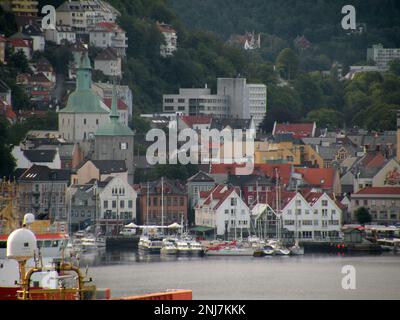 Byfjorden, Bergen, Norwegen, Europa Stockfoto
