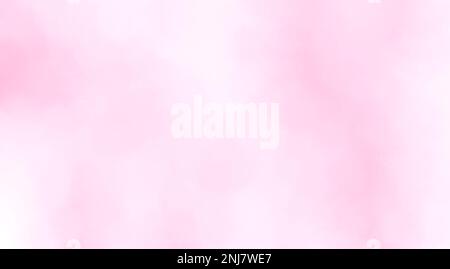 Abstrakter pastellrosafarbener Hintergrund in Form von Wolken, eleganter abgestufter pastellfarbener Hintergrund Stockfoto