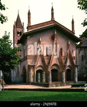 Abtei Sant'Antonio di Ranverso Stockfoto