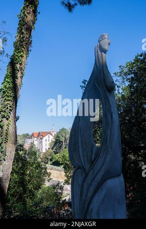 Straßenskulpturen in Sintra, Portugal Stockfoto