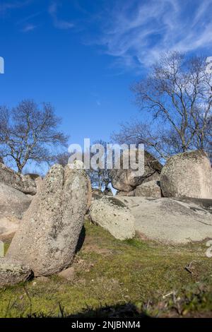 Megalithische Felsformationen von Beglik Tash Stockfoto