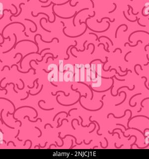 Gyrus-Muster des Gehirns nahtlos. Gehirnhintergrund. Vektortextur Stock Vektor