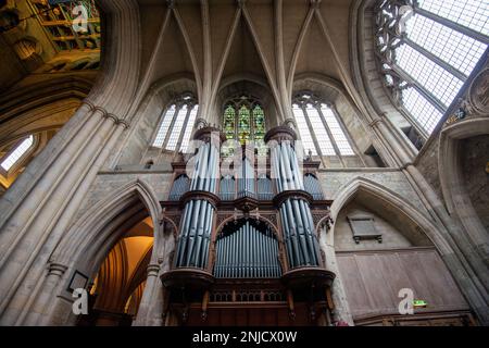 Orgel in der Southwark-Kathedrale Stockfoto