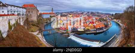 Cesky Krumlov, Südböhmen, Tschechien Stockfoto