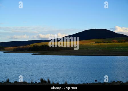 Harperrig Reservoir Pentland Hills in der Nähe von Edinburgh Stockfoto