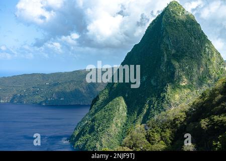 Vulkanischer Berg Stockfoto