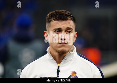 Otavio (FC Porto) während des Fußballspiels der UEFA Champions League zwischen dem FC Internazionale und dem FC Porto am 22. Februar 2023 im Giuseppe Meazza Stadion in Mailand, Italien. Foto: Luca Rossini/E-Mage Stockfoto